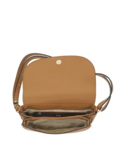 Sac camel uni avec logo iconique de la marque en relief à l'avant