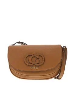 Sac camel uni avec logo iconique de la marque en relief à l'avant