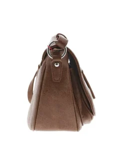 Sac camel uni à bandoulière ajustable avec zip et rabat à pression