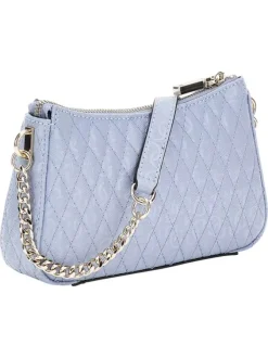 Sac ciel simili cuir avec une fermeture zippée et une bandoulière