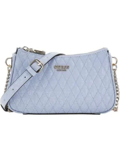 Sac ciel simili cuir avec une fermeture zippée et une bandoulière