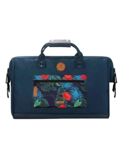Sac de voyage marine uni avec des pochettes interchangeables