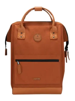Sac à dos camel uni à fermeture zippée et pochettes interchangeables