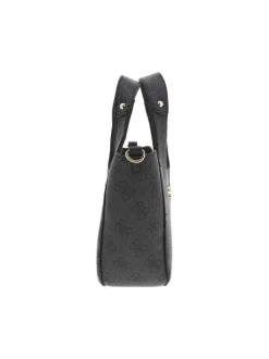 Sac à main avec motif monogrammes contrasté et bandoulière amovible