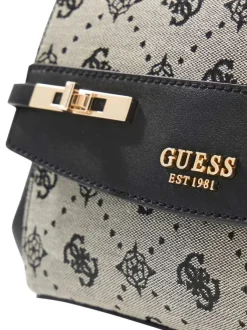Sac à main beige pourvu d'une bandoulière amovible avec chaînes dorées