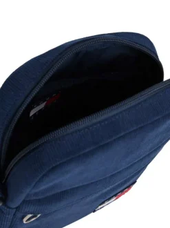 Sacoche nuit uni avec un revêtement en velours et une bandoulière ajustable