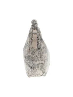 Sac porté épaule beige animalier avec une bandoulière réglable