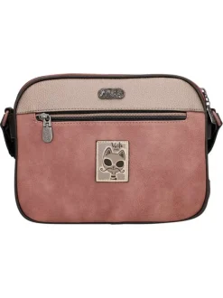 Sac porté épaule multicolore pourvu de motifs exclusifs et d'une anse siglée