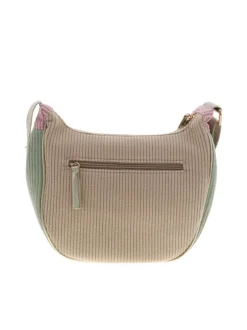 Sac porté épaule multicolore uni avec une bandoulière réglable