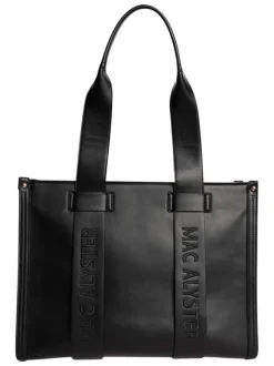 Sac porté épaule noir uni avec fermeture à zip muni de 2 anses