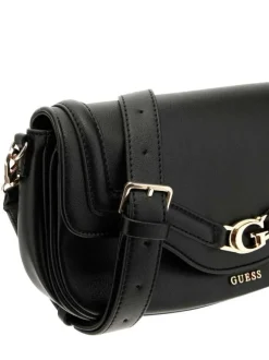 Sac porté épaule noir uni avec une anse et une bandoulière amovible