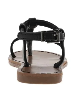 Sandales fille en cuir LUCINDA noir