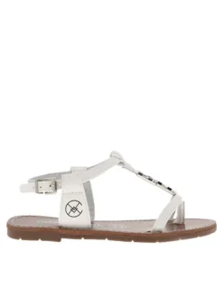 Sandales fille en cuir PETUNIA blanc