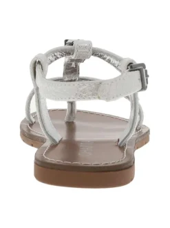Sandales fille en cuir ZHOE argent