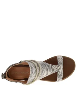 Sandales femme en cuir JOY zèbre