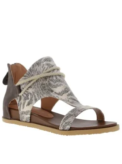Sandales femme en cuir JOY zèbre