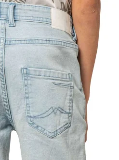 Short en coton mélangé stone uni pourvu de multiples poches