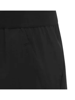 Short Jogging en coton noir à logo dégradé cuisse gauche et taille élastiquée