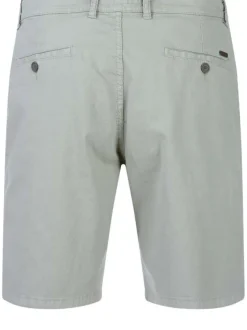 Short kaki pour homme avec imprimé losanges en coton coupe droite IRKUS