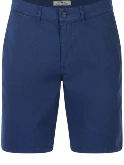 Short marine pour homme avec imprimé losanges en coton coupe droite IRKUS