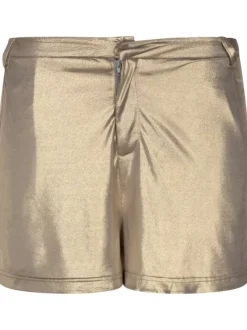 Short or irisé coupe droite avec 2 poches