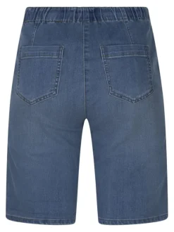 Short stone long uni pourvue d'une coupe droite et de multiples poches