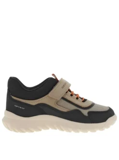 Sneakers sable à semelle respirante et à bande auto-agrippante