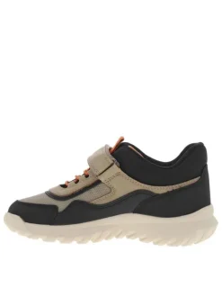 Sneakers sable à semelle respirante et à bande auto-agrippante
