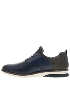 Sneakers en cuir anthracite à talon plat avec fermeture slip-on