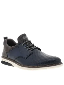 Sneakers en cuir anthracite à talon plat avec fermeture slip-on
