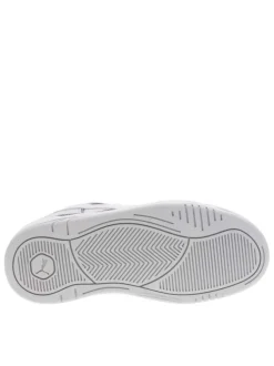 Sneakers multisport blanches et violettes à talon plat et à lacets