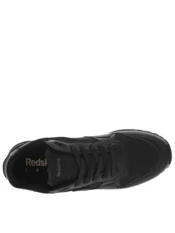 Sneakers noires à talon plat et à lacets plats noirs avec patch