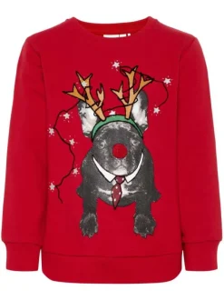 Sweat garçon rouge