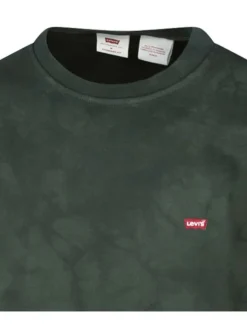 Sweat en coton sapin effet délavé avec une coupe droite et un col rond