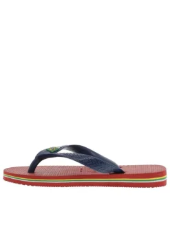 Tongs mixte enfant BRASIL LOGO rouge