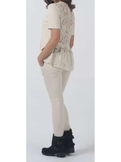 Top femme blanc