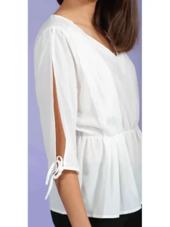 Top pour femme blanc MEXICO1