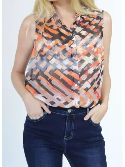 Top sans manche HOME SMOKY femme