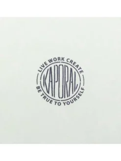 T-shirt en coton vert d'eau avec un fondu clair coupe droite et un col rond