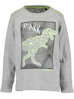 T-shirt manches longues garçon gris