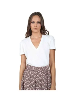 T-shirt col v uni