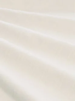 T-shirt en coton kaki avec un col rond et le logo brodé en petit