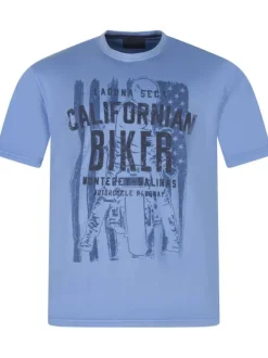 T-shirt homme bleu