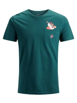 T-shirt manches courtes homme bleu
