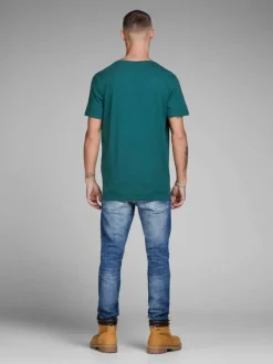 T-shirt manches courtes homme bleu