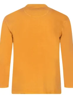 T-shirt manches longues homme jaune