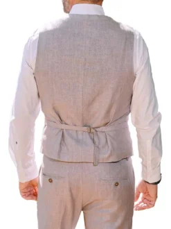 Veste blazer complet rose unie coupe ajustée avec un col cubain