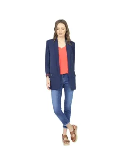 Veste blazer longue